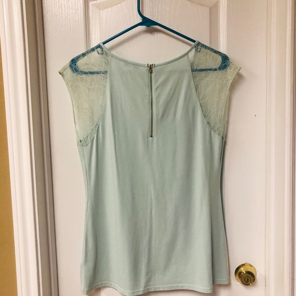 Express top with lace sleeve. NWOT - Picture 3 of 3